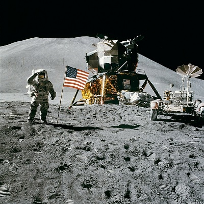 Moon Space Exploration Image